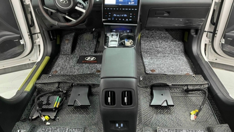 Thảm lót sàn ô tô 360 độ Hyundai Tucson 2022 phủ kín 100% sàn xe, bền bỉ trên 5 năm
